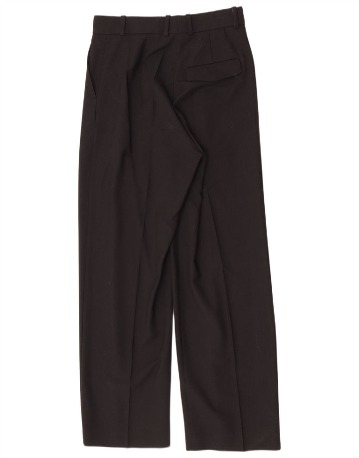 Vintage lige jakkesæt til kvinder EU 38 Medium W28 L30 Sort polyester