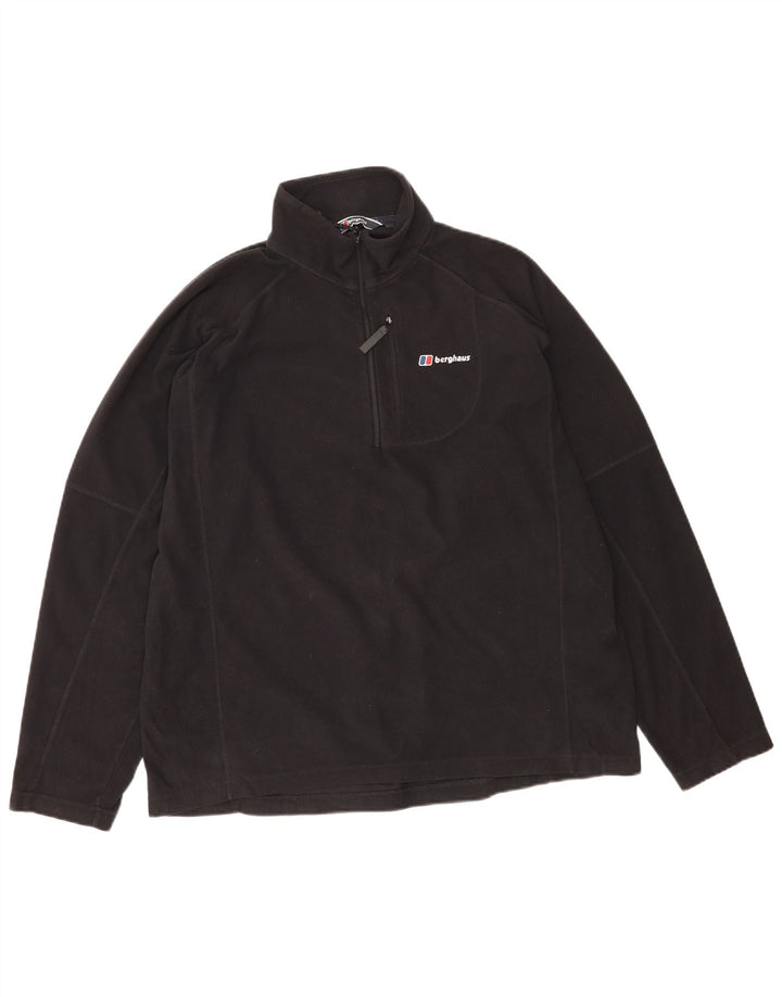 Berghaus Herre Fleece Jumper med lynlås XL Sort Polyester
