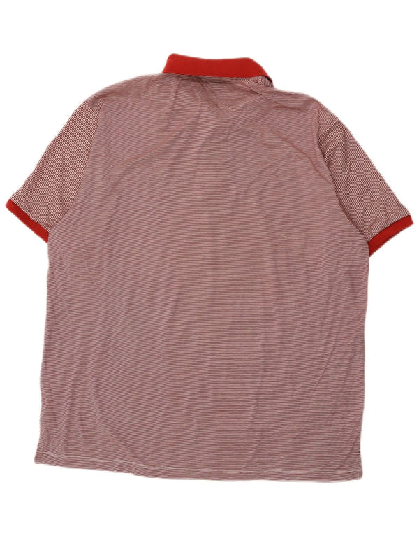 Carrera herre poloshirt 3XL rødstribet bomuld
