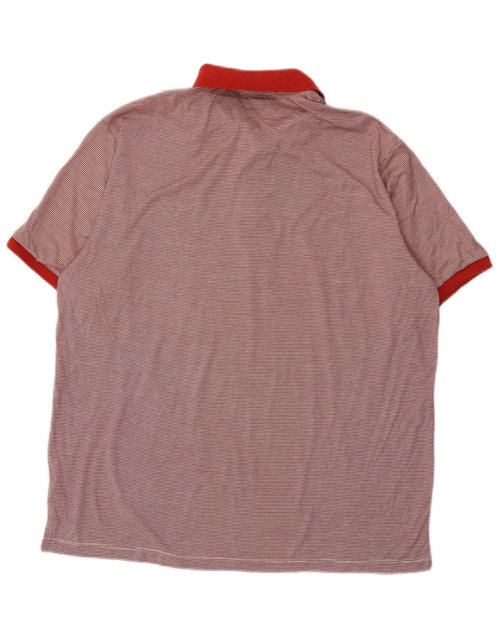 Carrera herre poloshirt 3XL rødstribet bomuld