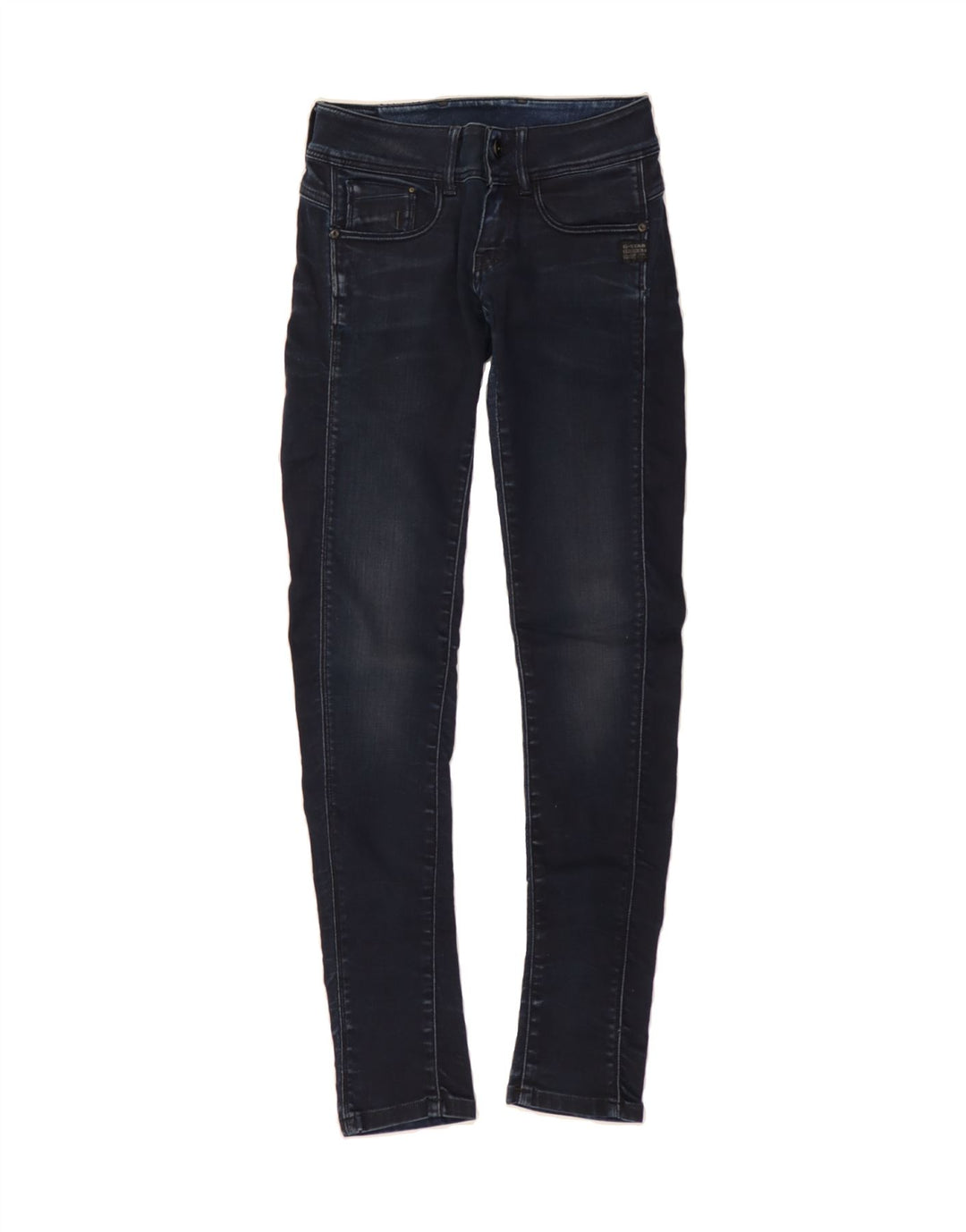 G-STAR Womens Skinny Jeans W25 L32 Navy Blue Polyester Vintage G-Star and Second-Hand G-Star from Messina Hembry 