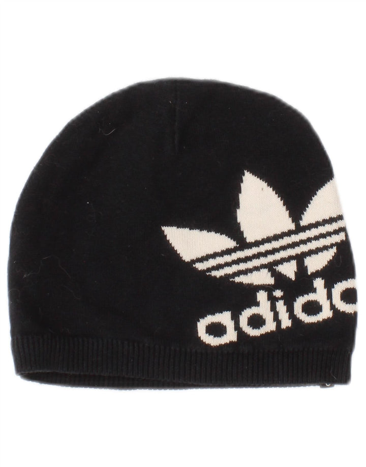Adidas Grafisk Beanie Hat til kvinder One Size sort bomuld