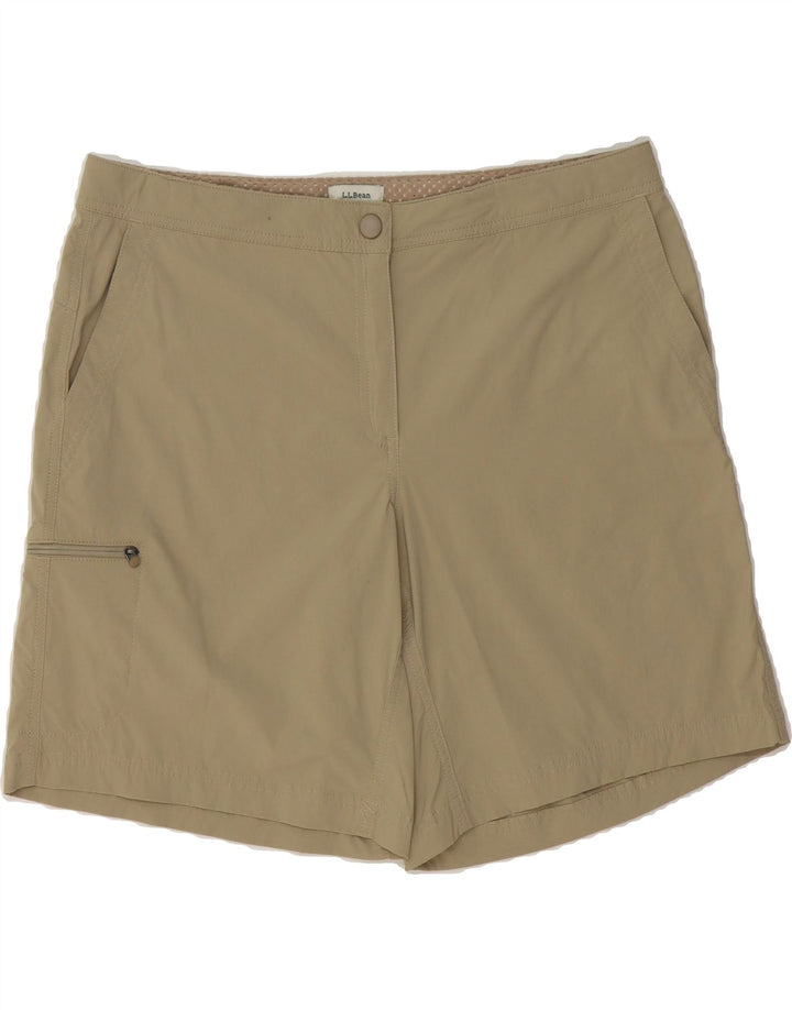 L.L.BEAN Womens Cargo Shorts US 14 XL W34 Green Nylon Vintage L.L.Bean and Second-Hand L.L.Bean from Messina Hembry 