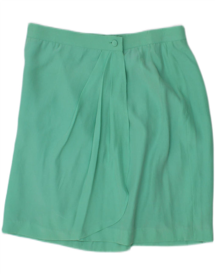 VINTAGE Womens Wrap Skirt W29 Medium  Green
