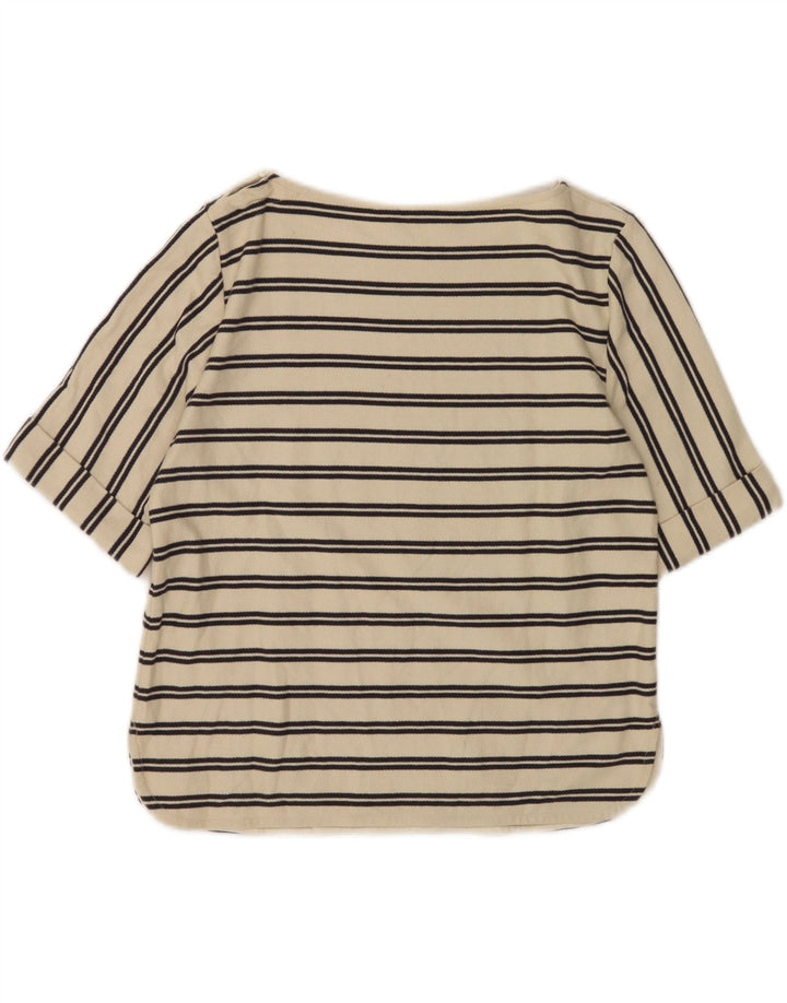 Max & Co. Damebluse Top UK 12 Medium Off White Stribet