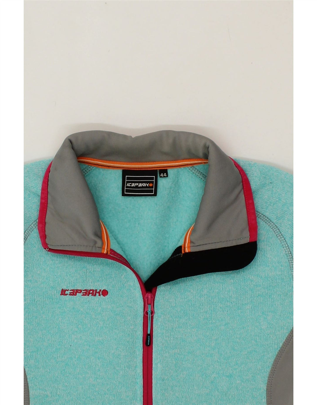 ICEPEAK Womens Tracksuit Top Jacket IT 44 Medium Blue Colourblock Vintage Icepeak and Second-Hand Icepeak from Messina Hembry 