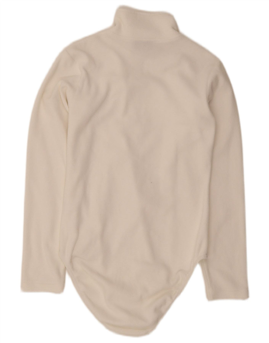 Fila Langærmet Fleece Bodysuit til kvinder UK 14 Medium White Polyester