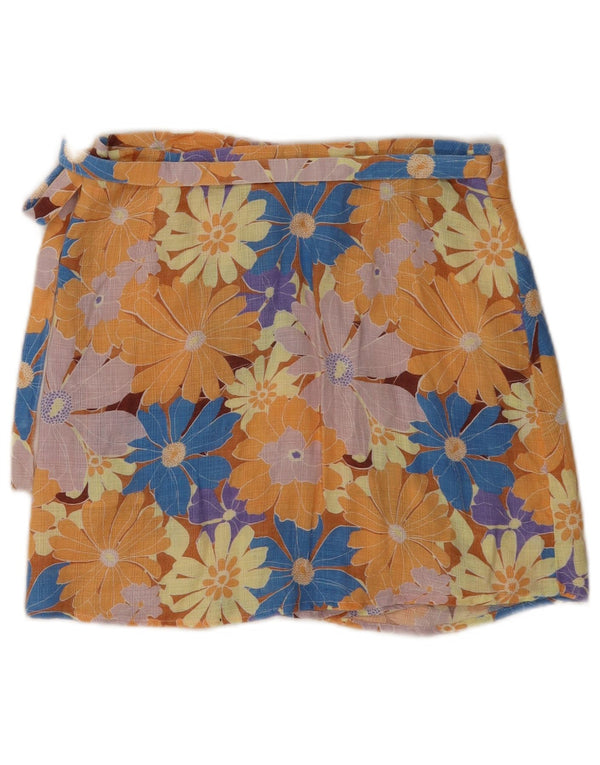 Rip Curl Kvinder Wrap Nederdel Lille W26 Flerfarvet Blomsterbomuld