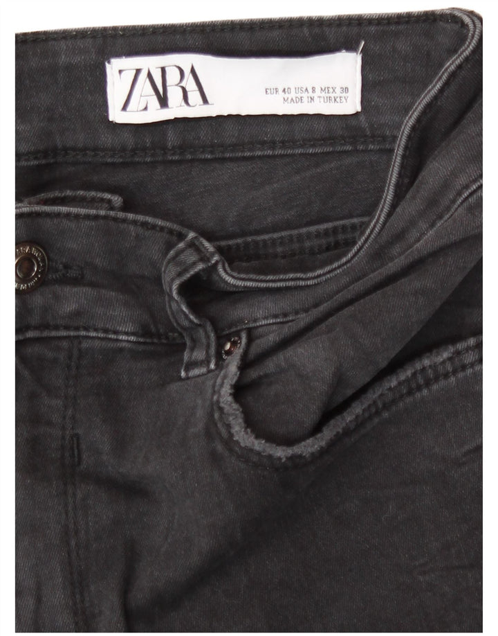Zara Dame Skinny Jeans EU 40 Medium W30 L27 Sort