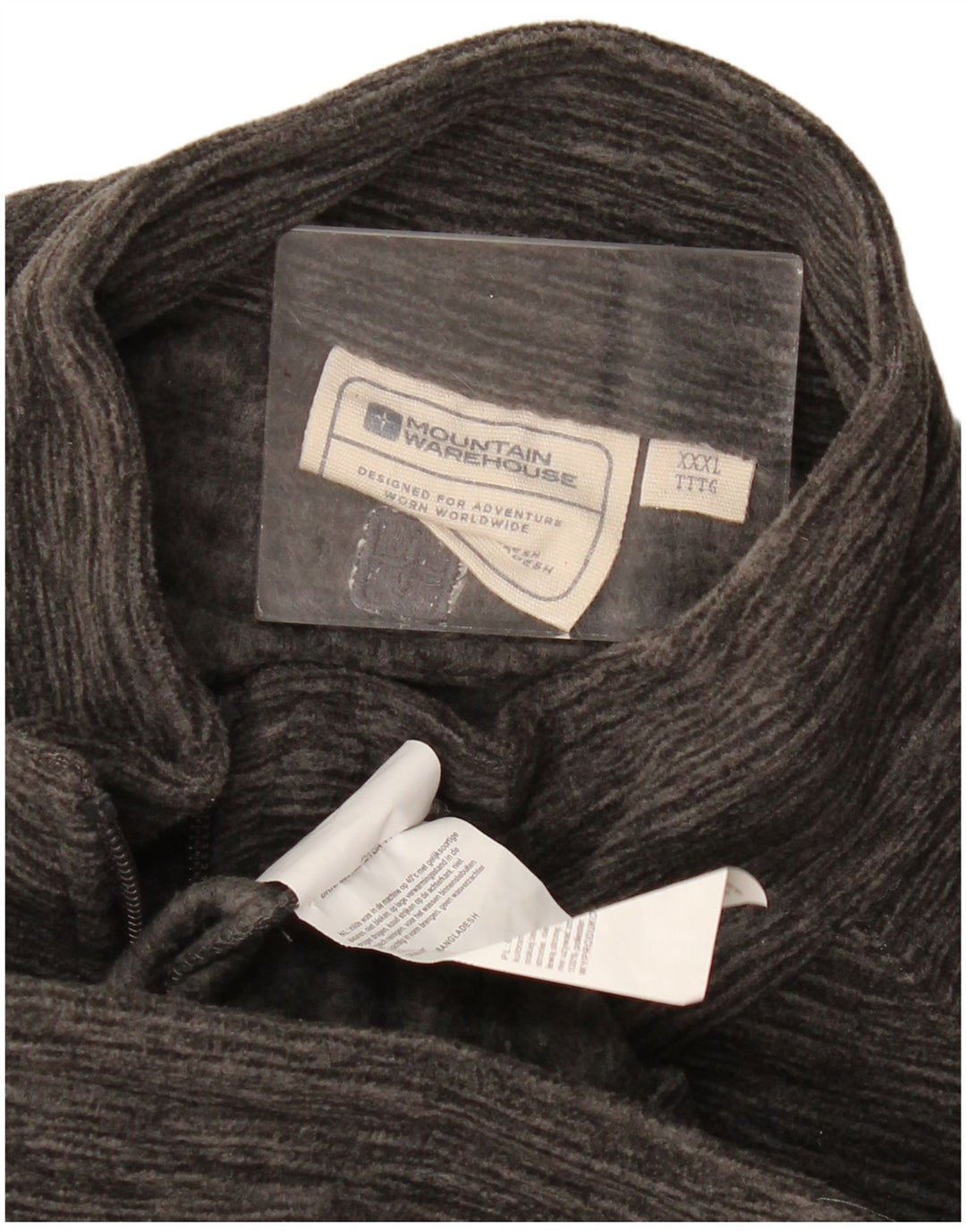 MOUNTAIN WAREHOUSE Herre Fleecejakke UK 46 3XL Grå Polyester