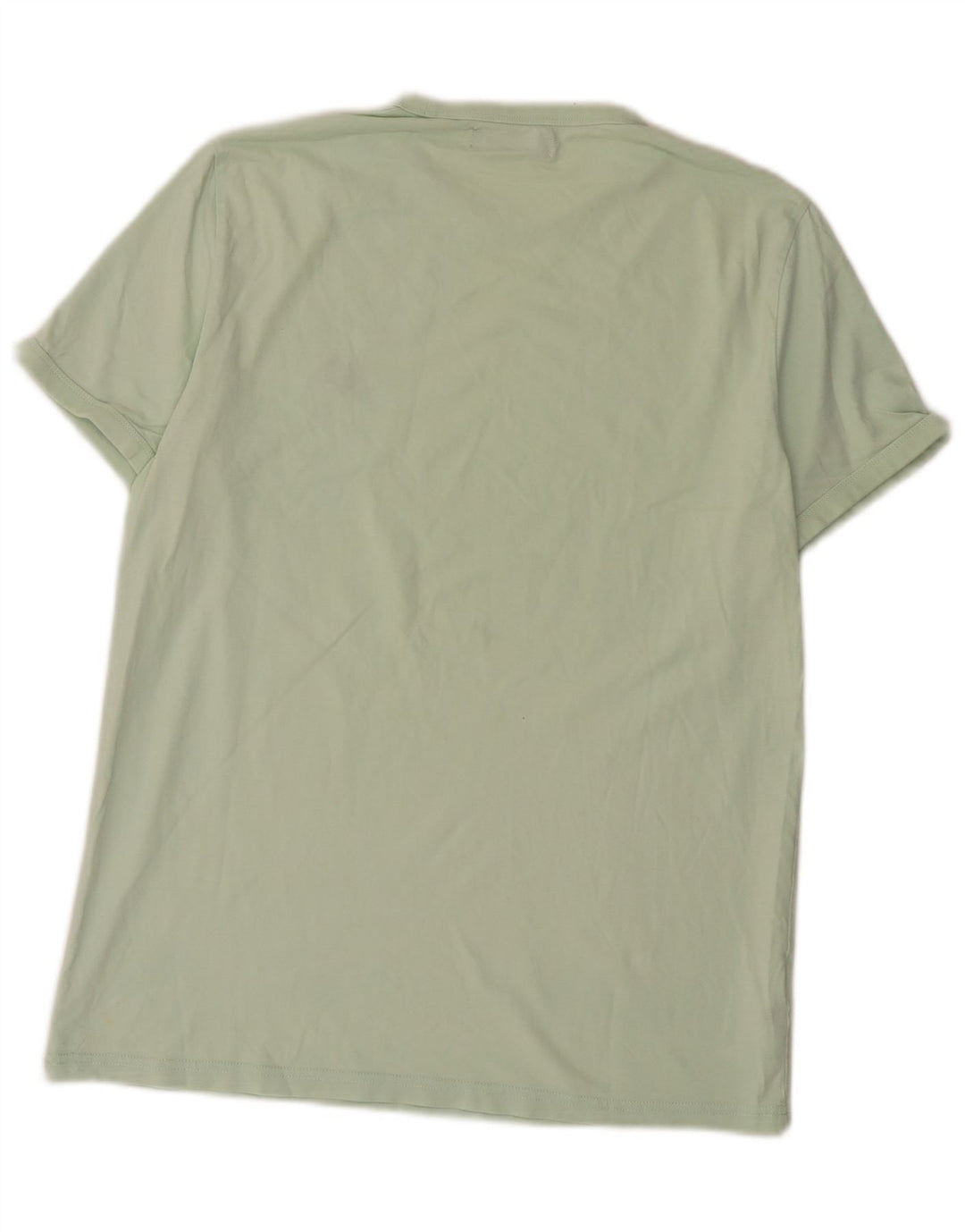 Fred Perry Herre T-Shirt Top Medium Grøn Bomuld
