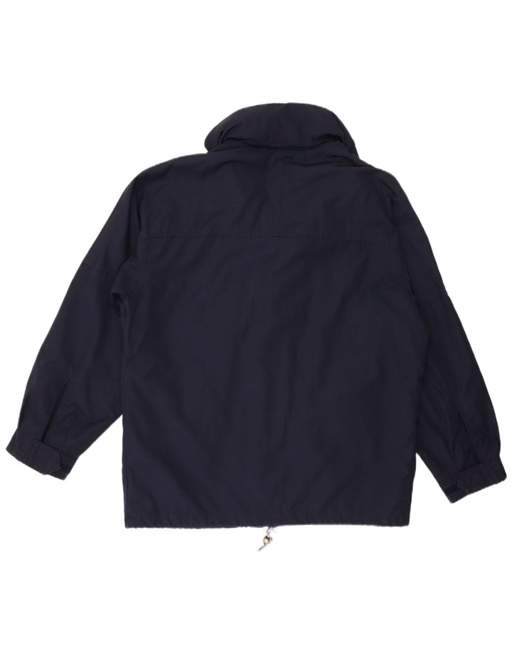 Fila Herre Hættevindjakke IT 48 Medium Marineblå Polyester Retro