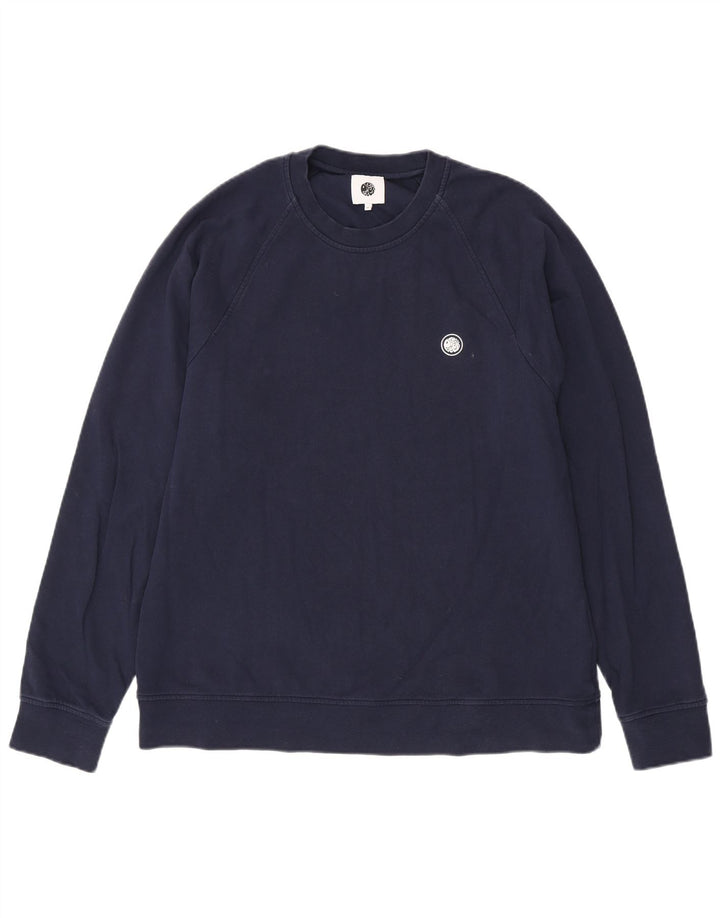 Pretty Green Herre Sweatshirt Jumper XL Marineblå Bomuld