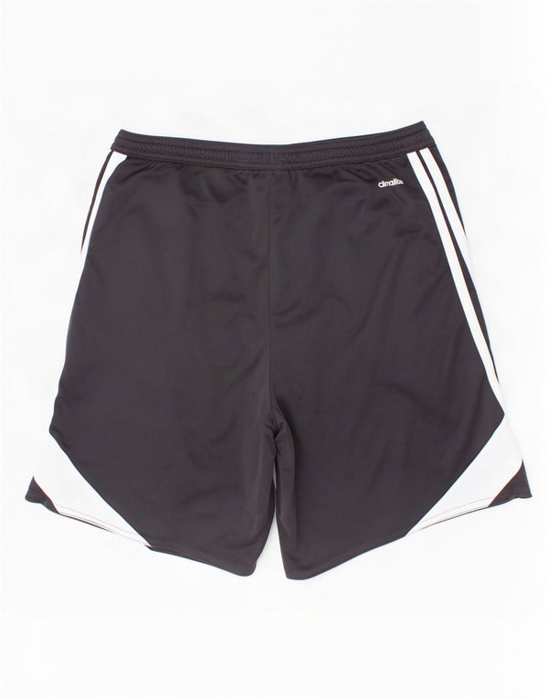 Adidas Boys Climalite Sportshorts 13-14 år XL Sort Colourblock