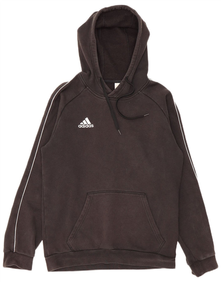 Adidas Herre hættetrøje Jumper Medium Sort Bomuld