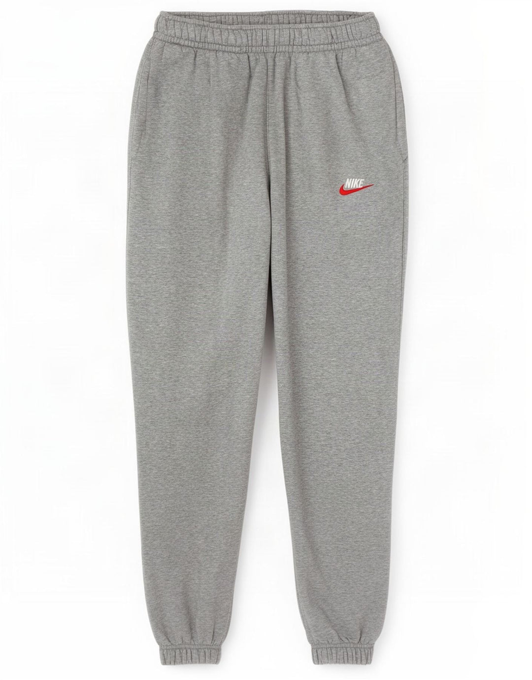 Nike træningsdragt bukser til mænd, joggers, små grå flækkede bomuld