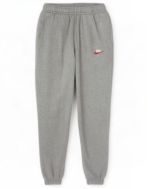 Nike træningsdragt bukser til mænd, joggers, små grå flækkede bomuld