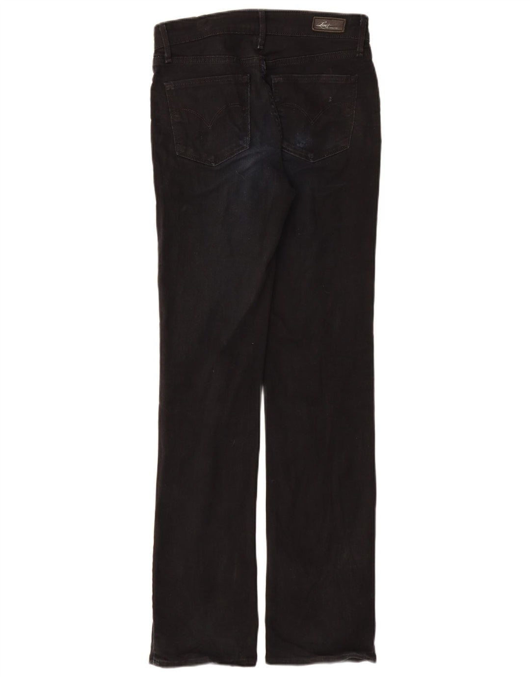 LEVI'S Dame Demi Curve Classic Fit Straight Jeans W26 L32 Sort