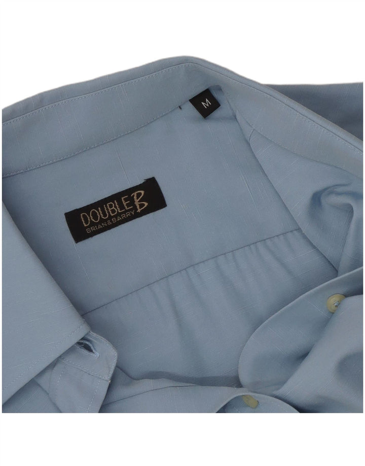 VINTAGE Dameskjorte UK 12 Medium Blue