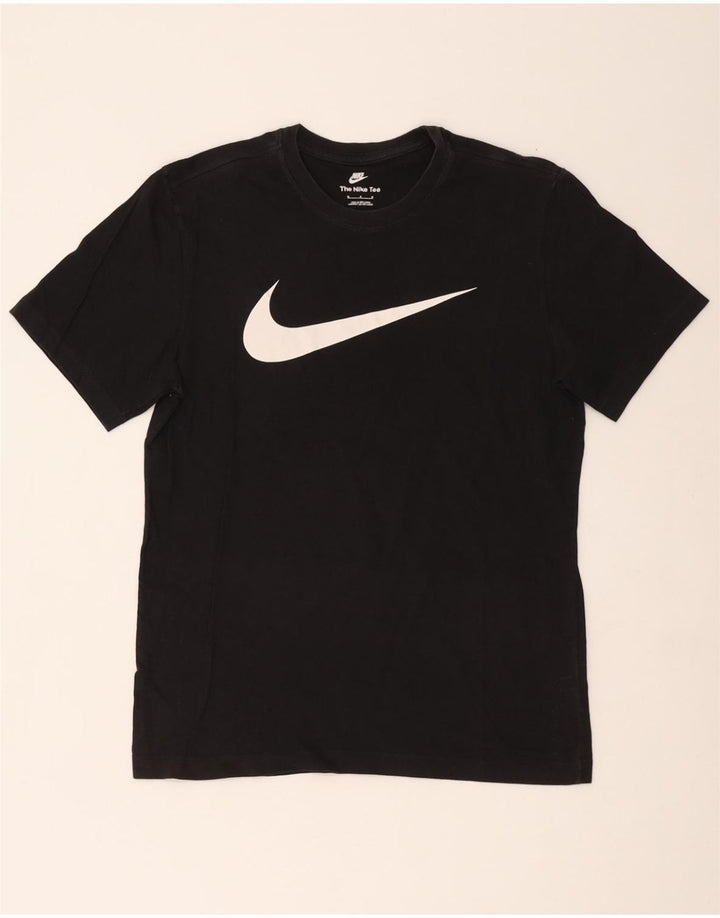 NIKE Mens Graphic T-Shirt Top Medium Black Cotton Vintage Nike and Second-Hand Nike from Messina Hembry 