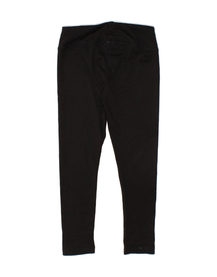 CHAMPION Girls Graphic Leggings 4-5 Years Black Polyester Vintage Champion and Second-Hand Champion from Messina Hembry 