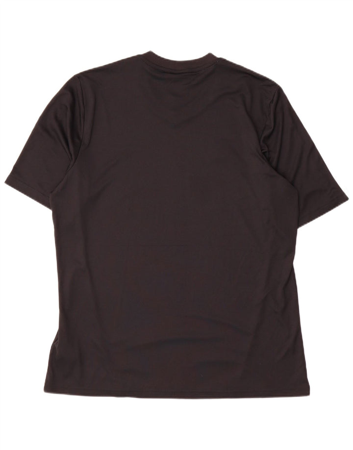 Adidas Herre Climalite T-Shirt Top Stor Sort Polyester