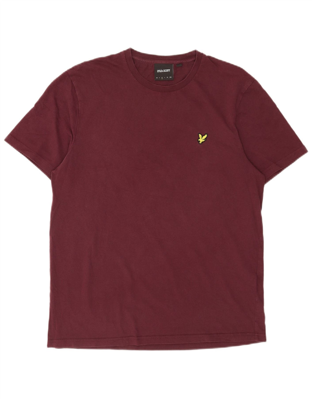 Lyle & Scott Herre T-shirt Top Medium rødbrun bomuld