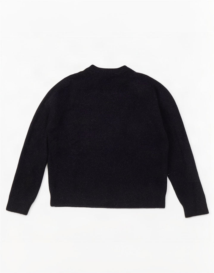 Zara Dame sweater med rund hals DK 14 Medium Navy Blue Polyamid