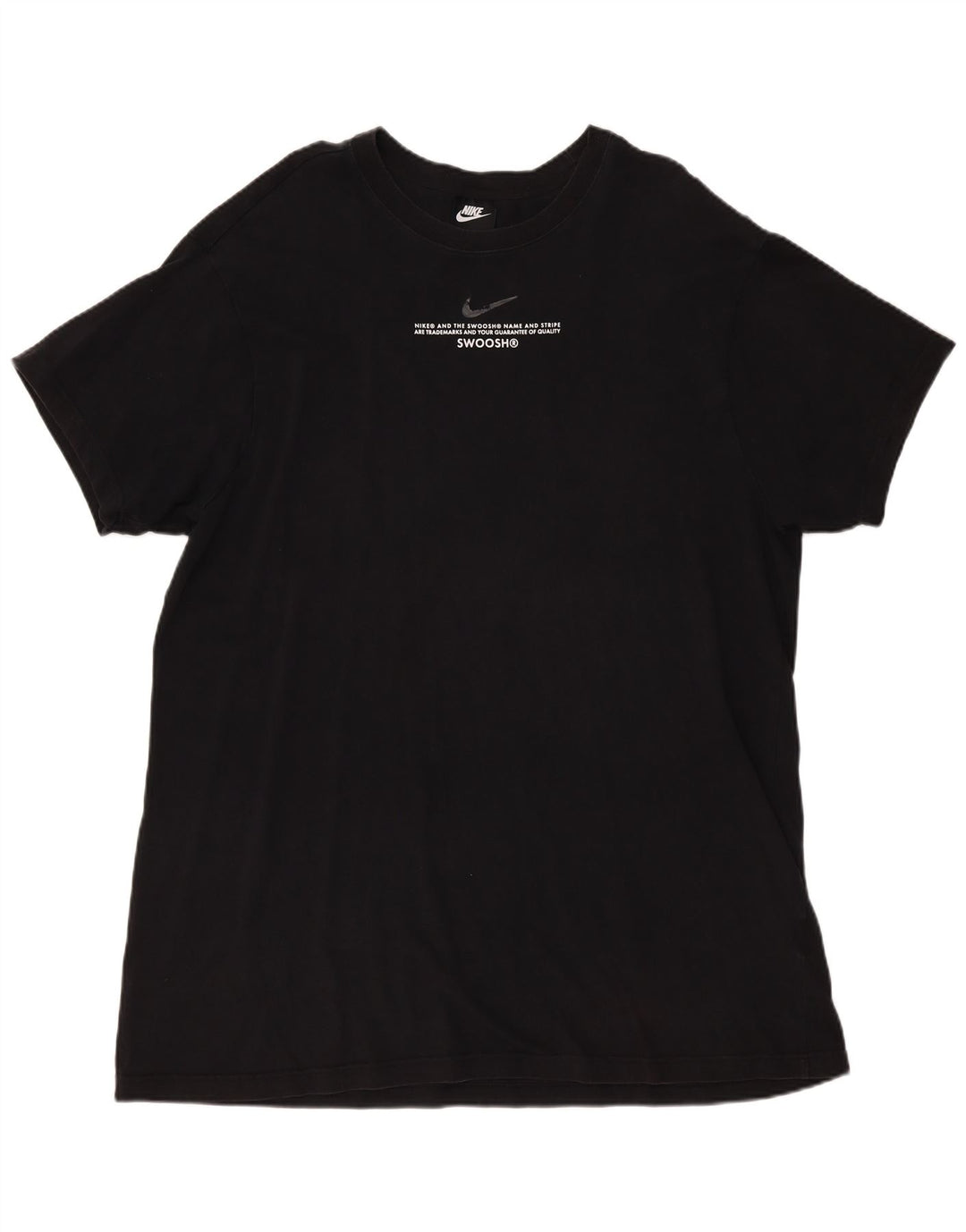 Nike grafisk T-shirt top til mænd XL sort bomuld