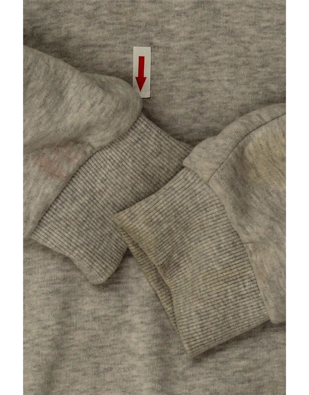 Superdry Dame Oversized Sweatshirt Jumper UK 16 Stor Grå Bomuld