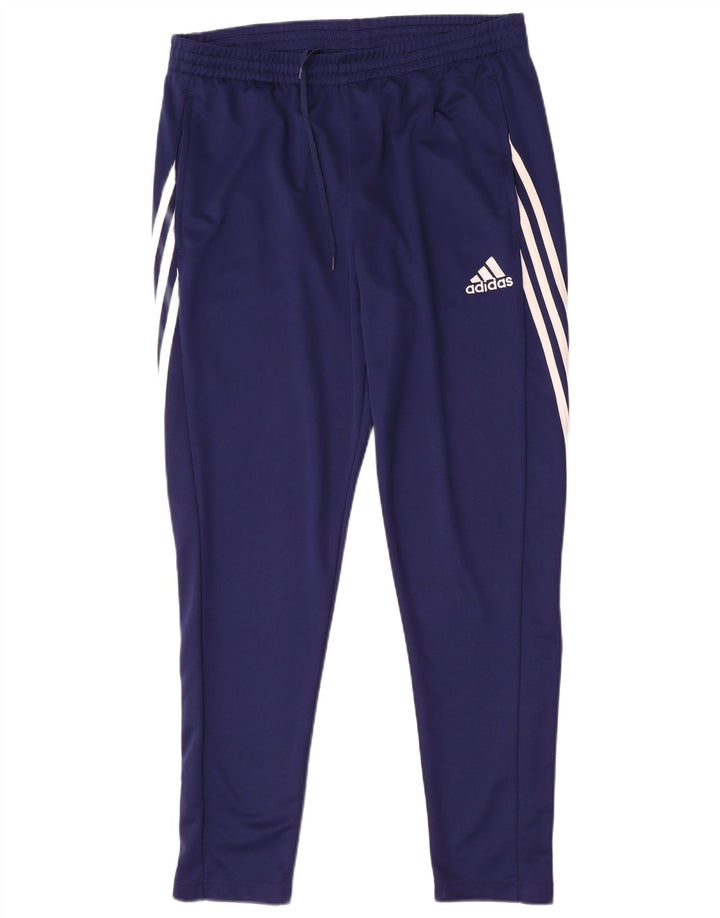 Adidas Herre Climalite træningsdragt Bukser Large Navy Blue Polyester