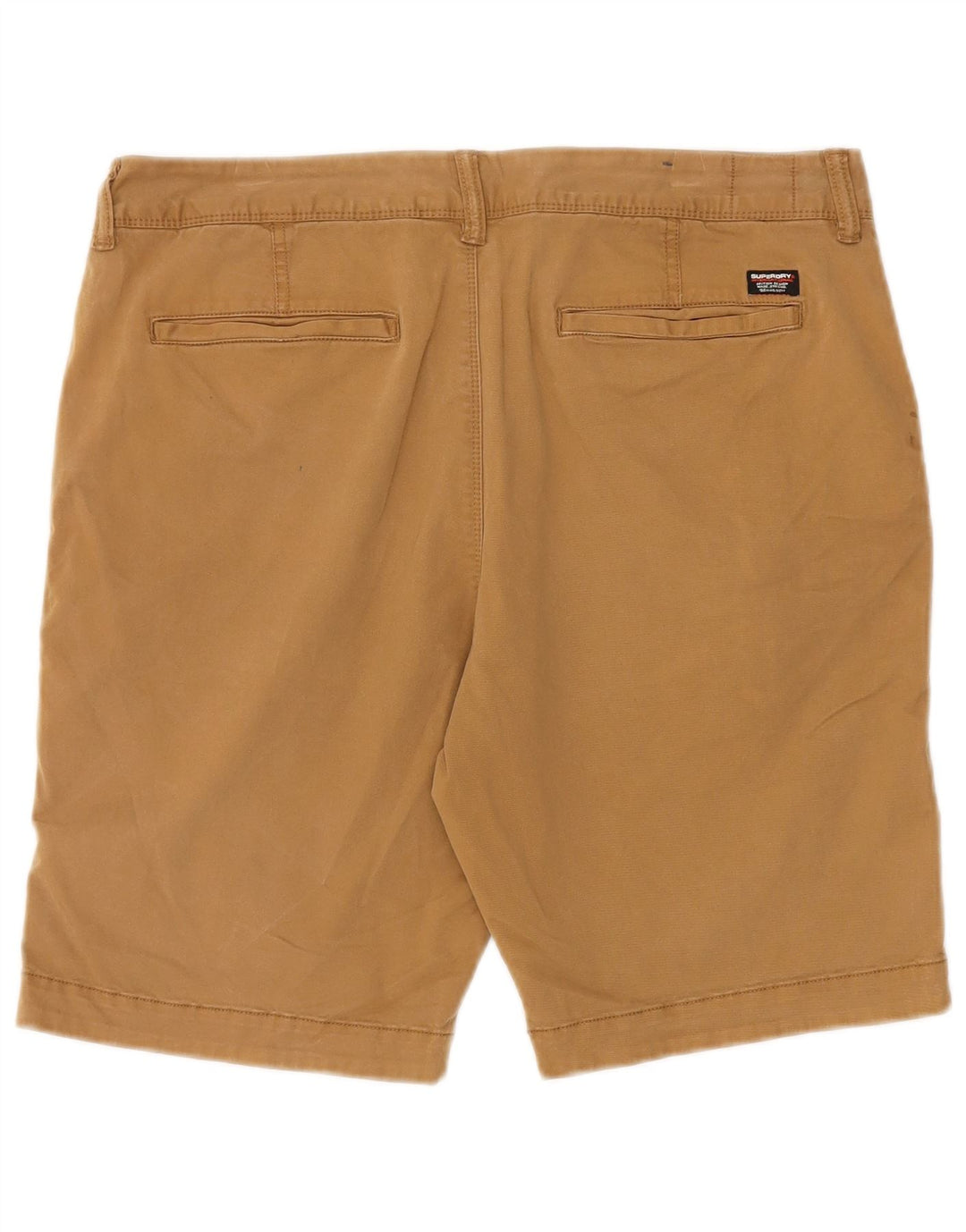 Superdry Slim Chino Shorts til mænd W34 Large Beige Bomuld