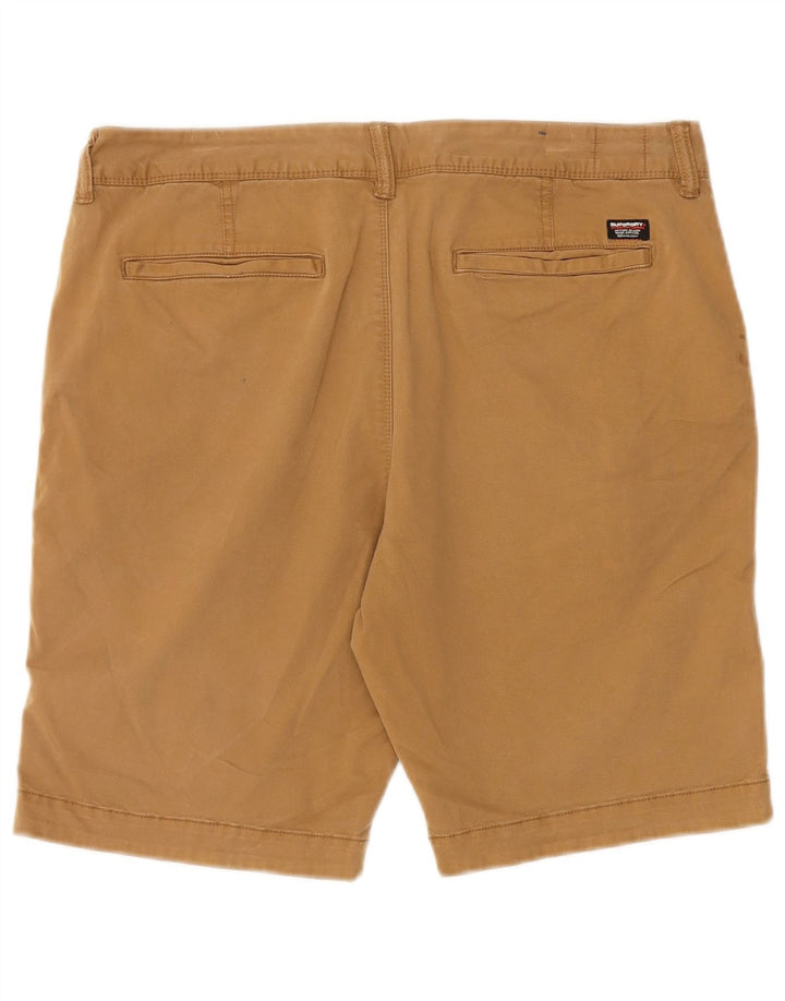 Superdry Slim Chino Shorts til mænd W34 Large Beige Bomuld