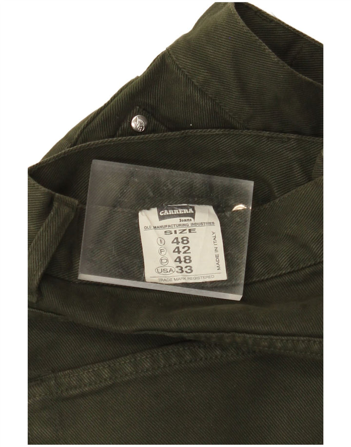 CARRERA Straight Jeans til mænd IT 48 Medium W30 L31 Khaki Bomuld