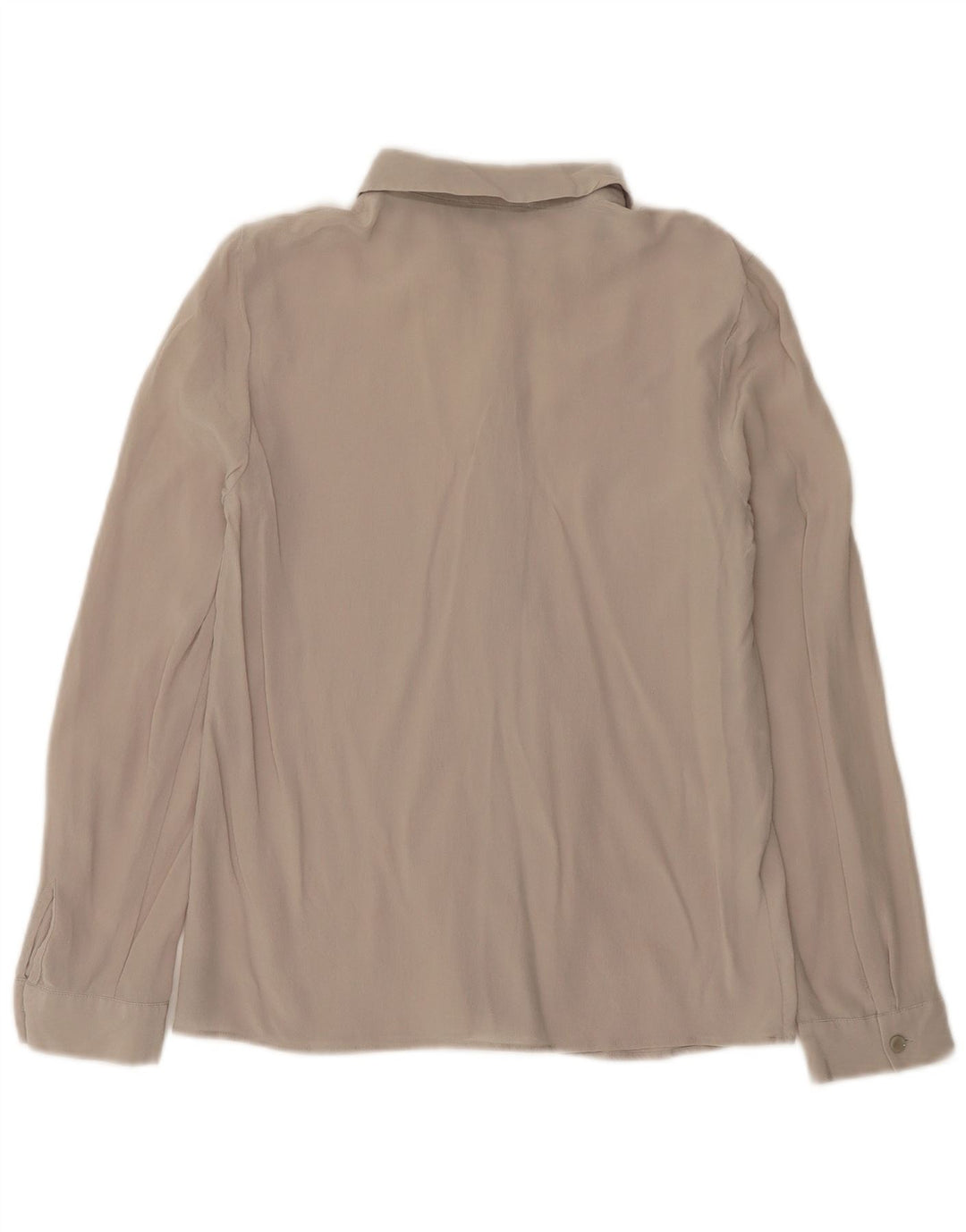Emporio Armani skjortebluse til kvinder UK 10 Lille Grå