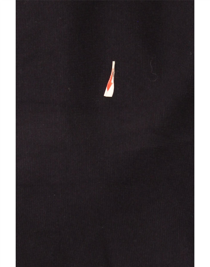 Zara Dame Cardigan Sweater UK 10 Small Navy Blue Polyamide