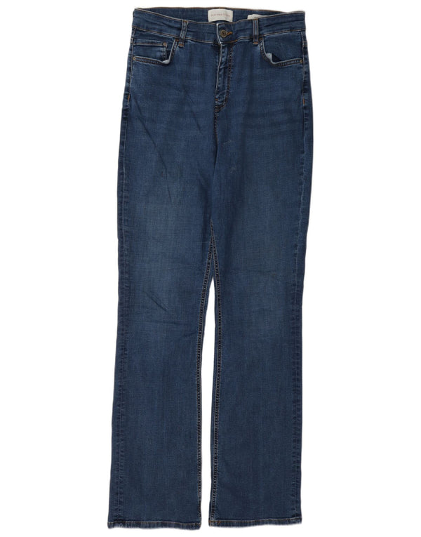 Marks & Spencer Dame Per Una Slim Straight Jeans UK 14 Large W32 L32 Blå