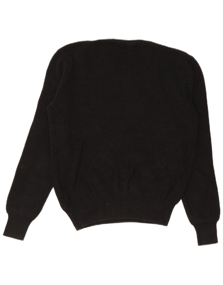 All Saints Herre Crew Neck Jumper Sweater Stor Sort Bomuld