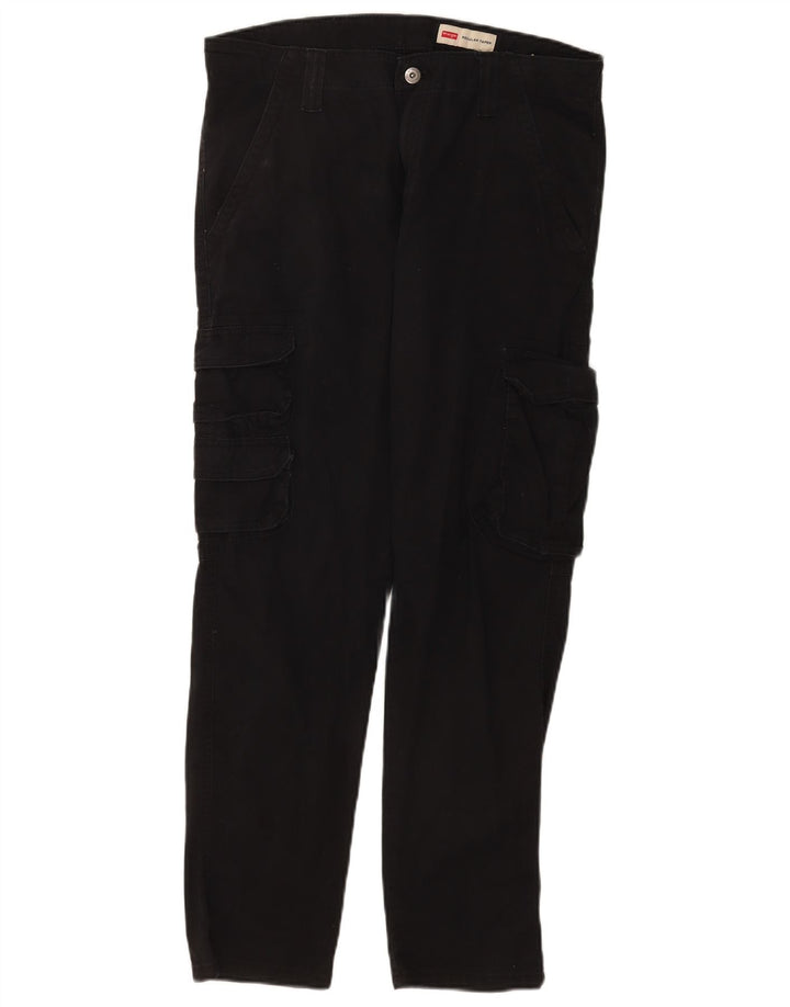 Wrangler Herre Regular Tapered Cargo Bukser W32 L30 Sort Bomuld
