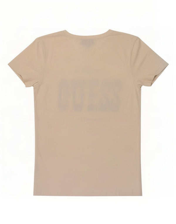 Guess Graphic T-Shirt Top UK 12 Medium White