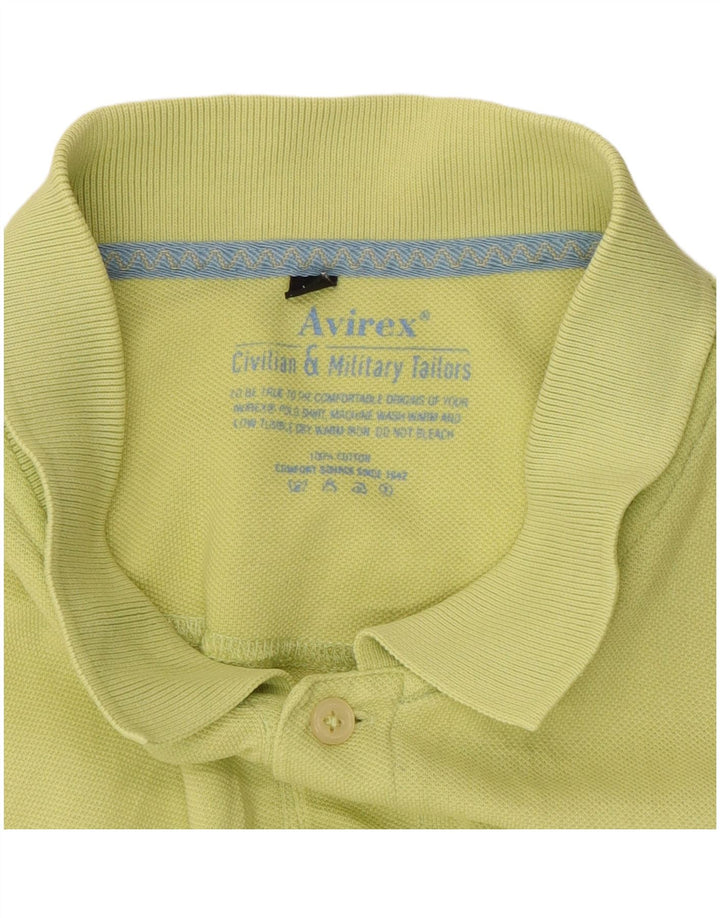 Avirex herre poloshirt XL grøn bomuld