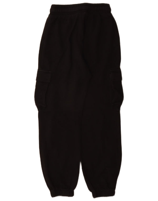 Zara Dame Loose Fit Joggers Cargo Bukser Små W26 L28 Sort Bomuld