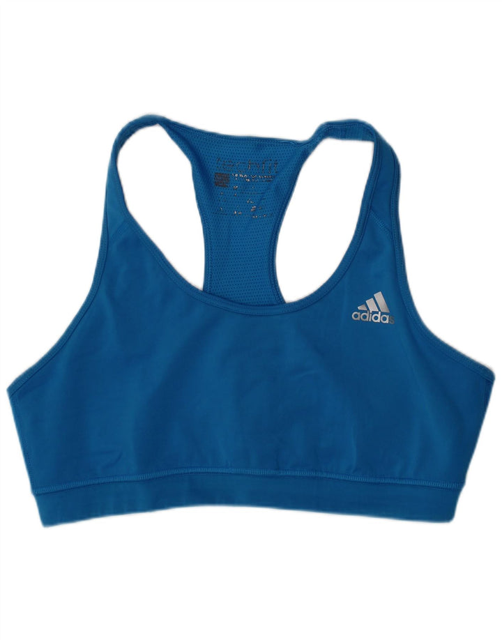 ADIDAS Womens Tech Fit Sport Bra Vest Top Medium Blue