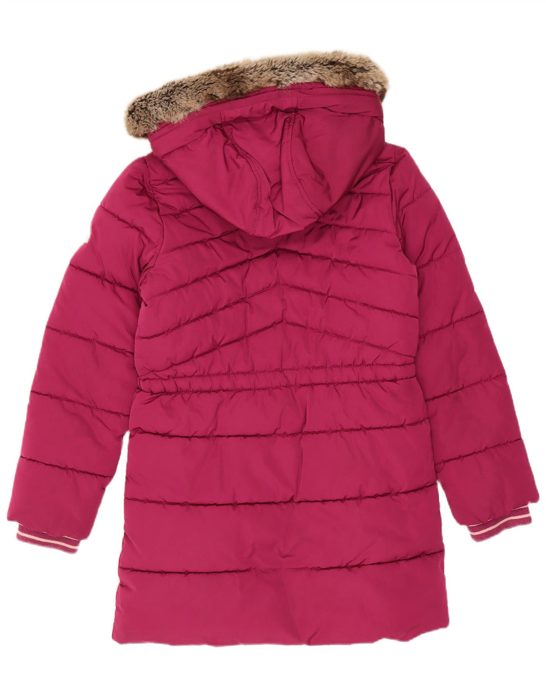 Joules Piger Polstret frakke med hætte 9-10 år Pink Polyester