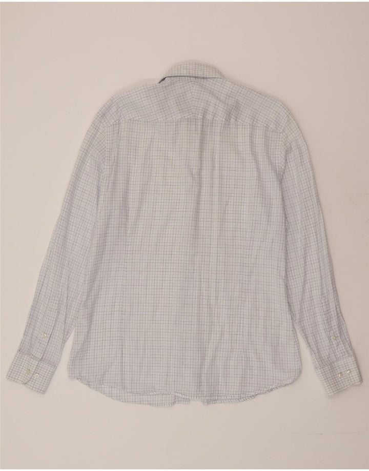 HACKETT Herre Slim Fit Skjorte Str. 41 16 Large Blue Check