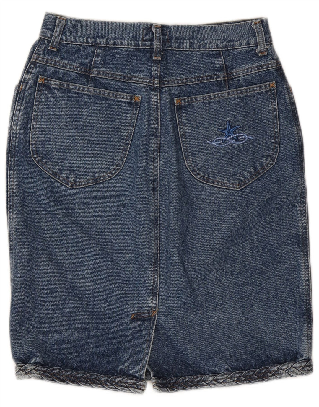 Laura Biagiotti Dame Denim Nederdel W28 Medium Blue Classic