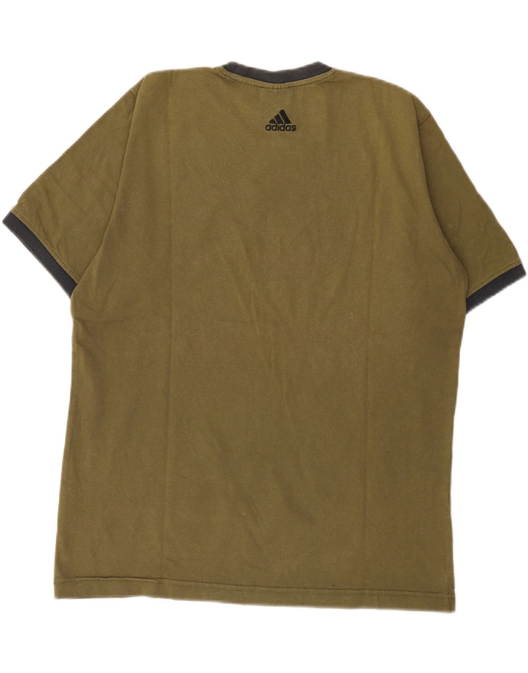 Adidas grafisk t-shirt til mænd, medium Khaki Bomuld