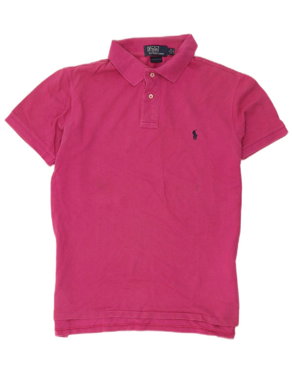 Polo Ralph Lauren Herre Custom Fit Skjorte Large Pink Bomuld