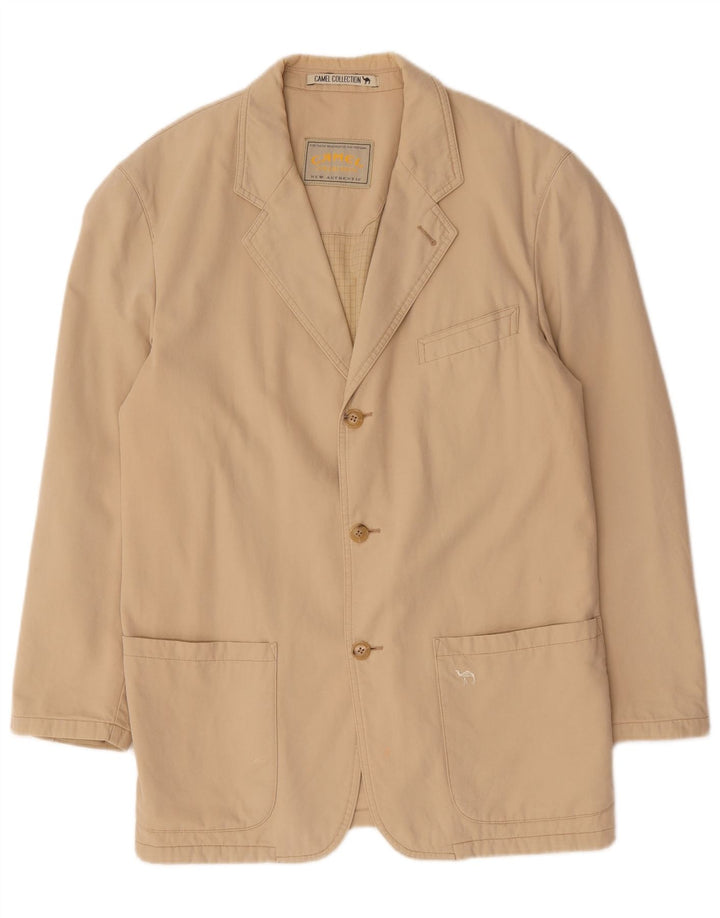 Camel Active Herre 3-knaps blazerjakke UK 38 Medium Beige