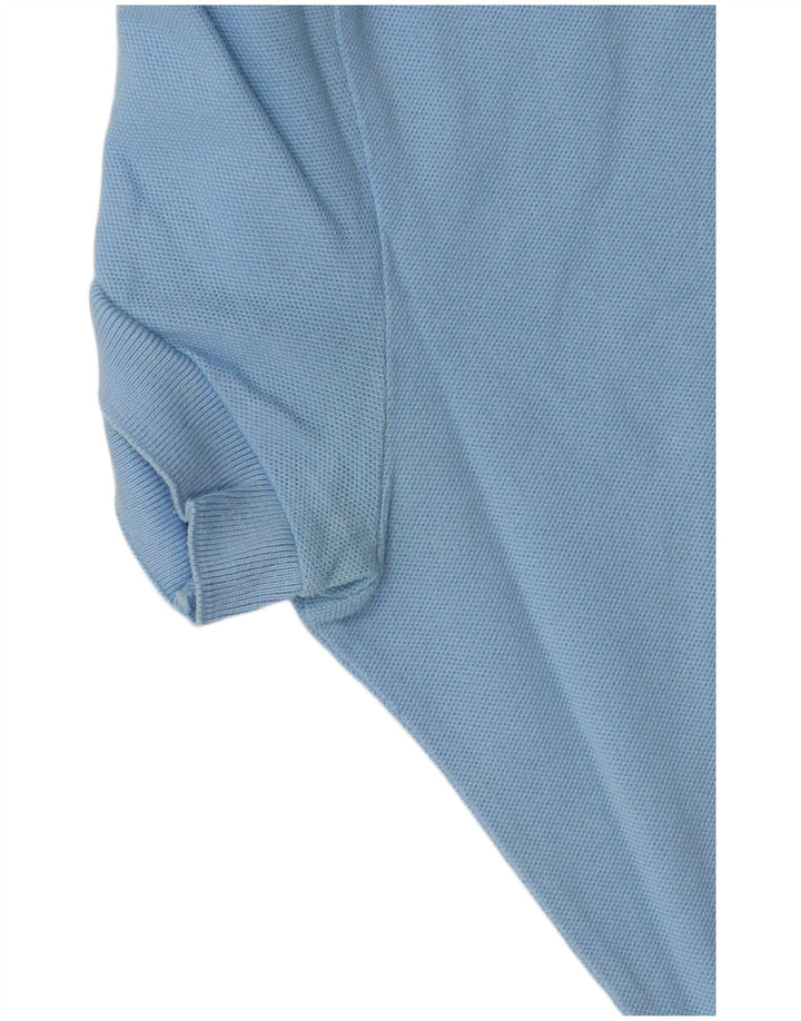 Lacoste Dame Polo Shirt Størrelse 44 Stor Blå Bomuld